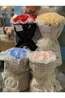 [全新漸變玫瑰 現貨發售] Eternal Florist - 漸變石鹼香皂永生花束11朵/21朵 (4選擇)